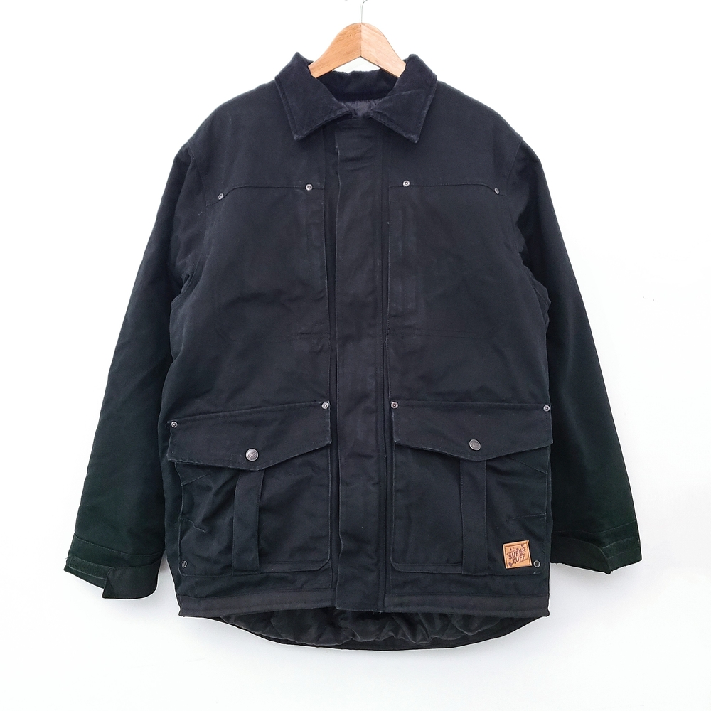 Vintage Super Tuff Workwear Jacket, Black